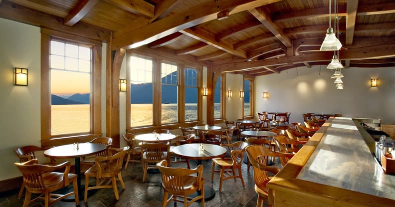 interior of a restaurant